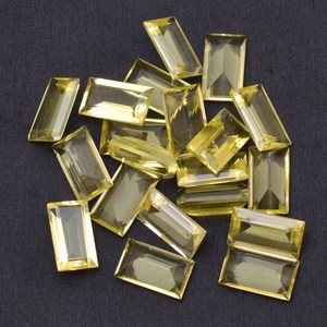 Cuarzo AAA+ de 8x14 mm, Corte Octogonal, Cuarzo Limón Natural Transparente, Piedra Semipreciosa Suelta, Piedras Calibradas para Joyería - Product Image 4