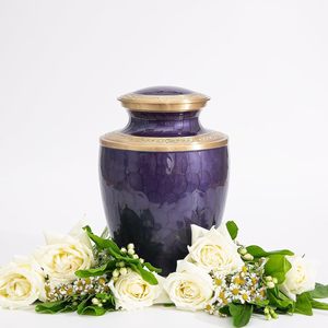 Urne funéraire élégante en aluminium pour adultes, porte-cendres commémoratif, récipient décoratif pour hommage funéraire avec couvercle fileté sécurisé - Product Image 6