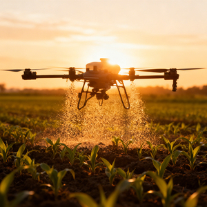 Dron de pulverización agrícola de alta capacidad de 50 l, UAV de 4 ejes de alta resistencia para protección de cultivos, amplio rango de pulverización - Product Image 3
