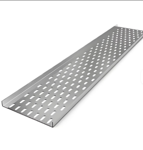 Plateau de support pour câbles électriques perforés en fer galvanisé FinePunch FP-CT-GI-001 GI pour câblage industriel - Product Image 1