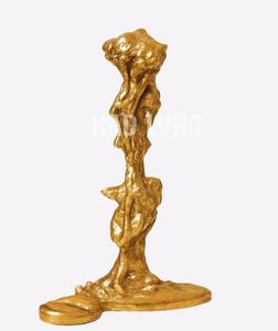 Candelabro de Metal Dorado, Forma Cilíndrica, Decoración para el Hogar, Diseño Resistente al Calor - Product Image 5