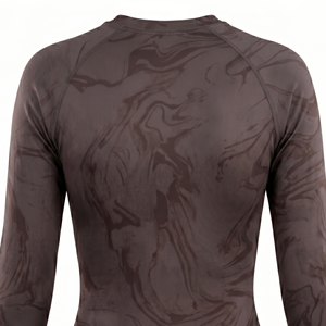Chemise de sport pour homme à manches longues, impression par sublimation, séchage rapide, spandex polyester, taille adulte - Product Image 4