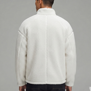 Fashionable <b>Sherpa</b> <b>Fleece</b> Jackets Men Casual Wear Stand Collar Chest Pocket <b>Sherpa</b> <b>Fleece</b> Jacket Mens Winter Style <b>Sherpa</b> Jacket - Product Image 4