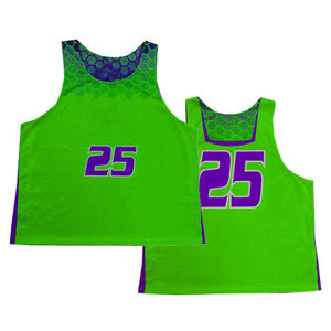 New Wholesale Custom Cheap Soccer Vests Reversible Sports Football <b>Training</b> <b>Bibs</b> Top Quality Blue Solid Color High Demanding - Product Image 6