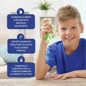 Cubo Sensoriale Antistress a Forma di Serpente in Colori Assortiti, Confezione da 3 Pezzi, Ideale come Regalo - Product Image 3