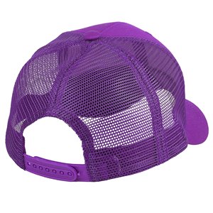 Gorra Trucker de Malla Morada, 6 Paneles, Ajustable, Unisex, Casual, Verano, Transpirable, Impermeable - Product Image 2