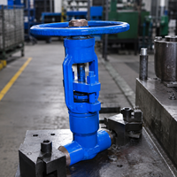 Vanne à opercule manuelle à souder bout à bout, haute température, haute pression, classe 1500, en acier allié WCB pour pipeline industriel