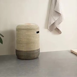 Natural/customized Color Round/Rectangle/<b>Square</b> Storage <b>Baskets</b> Flexible Seagrass water hyacinth <b>basket</b> Eco-Friendly Clothing - Product Image 3