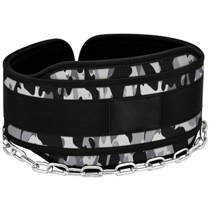 Professional Dip <b>Belt</b> for Weightlifting with Steel Chain Customizable Workout Accessory for Pull Ups Dips and Strength Training - Product Image 2