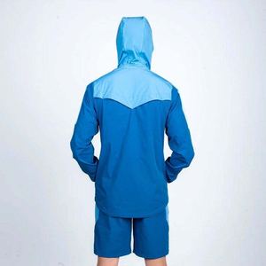 <b>Men's</b> Winter Thick Zipper Canvas Windbreaker Hooded <b>Jacket</b> with Pattern Waterproof Breathable for <b>Cycling</b> Running OEM Service - Product Image 6