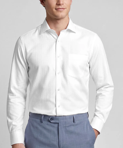 Camisa de Vestir Personalizada para Hombre, Corte Entallado, Manga Larga, con Botones, para el Trabajo Diario, Ocasiones de Negocios, Casual, Fabricación OEM - Product Image 3