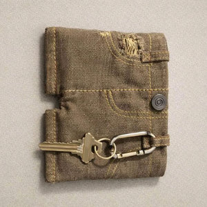 Mini billetera de mezclilla, monedero pequeño, tarjetero, organizador de efectivo compacto, accesorio de bolsillo ligero para mujeres y hombres - Product Image 3