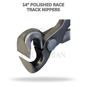 Pince à sabots de 14 pouces polie pour piste de course, outil vétérinaire durable pour l'entretien et la coupe des sabots de cheval, outils équestres - Product Image 2
