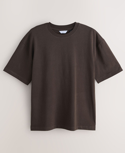 เสื้อยืดคอกลมแขนสั้นทรงปกติสำหรับผู้ชาย ผ้าถักนิตติ้ง 100% ผ้าฝ้าย ป้องกันการยับ - Product Image 5