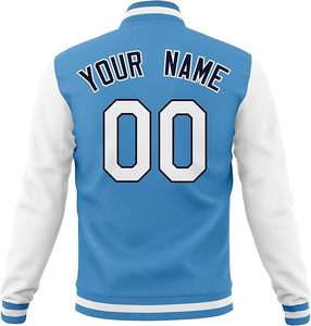 แจ็กเก็ตบอมเบอร์เบสบอลแจ็กเก็ตแฟชั่นแบบสั่งทำสำหรับผู้ชายเสื้อแจ็คเก็ตผ้าฝ้ายขนาดพิเศษ - Product Image 2