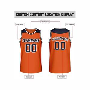 Camisetas de Baloncesto Personalizadas, Camiseta Deportiva Sublimada Informal, Transpirable, de Secado Rápido, con Protección UPF 50, Nombre Personalizado - Product Image 5