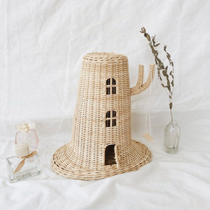 Handmade rattan tree houses competitive price children playhouse imaginative house toys for kids - Product Image 4