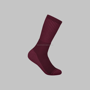 OEM Vente en gros à bas quantité minimale de commande OEM Logo personnalisé Chaussettes Crew pour hommes Course à pied Sport Cycle Athlétique Tennis Baseball Chaussettes avec logo - Product Image 2