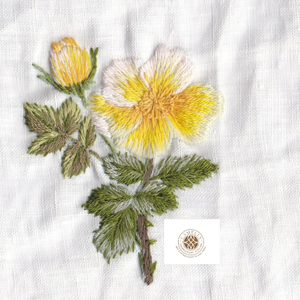 Hand embroidered yellow daisy linen napkin, fresh floral charm, perfect for dining <b>table</b>, events and home <b>d</b>écor - Product Image 3