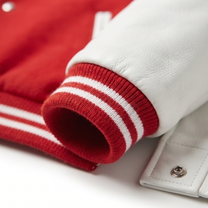 Blouson universitaire classique pour homme en polyester/coton, col montant, manches longues, style universitaire, personnalisable pour l'industrie - Product Image 5