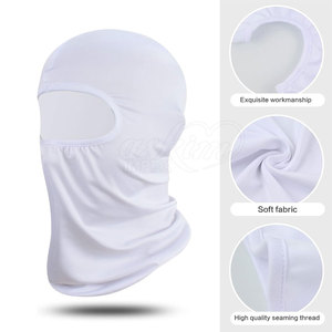 Cagoule de style moderne pour la tête et le visage, en tissu courant, légère, confortable, unisexe, accessoire de voyage et d'extérieur - Product Image 3