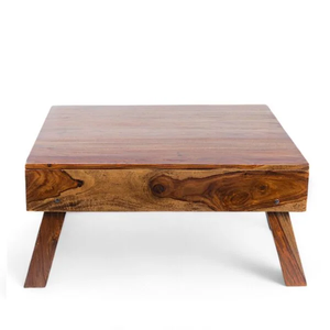 Table basse rustique en bois massif rectangulaire, table centrale moderne pour salon, table de canapé, mobilier artisanal en gros - Product Image 2