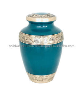 Urnas decorativas de latón para adultos, urnas hechas a mano para urnas funerarias masculinas y femeninas, urnas funerarias de alta calidad - Product Image 1