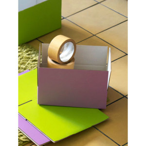 Scatola per carta e supporti viola 25x17x8 acquista 2 - Product Image 1