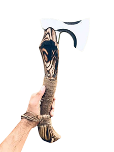 Stainless Steel Industrial Grade Custom Handmade Flat Backed Hunting <b>Axe</b> with Wood Handle for Camping and Hunting Viking <b>Axe</b> - Product Image 2