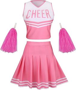 Ventes chaudes, uniformes de cheerleading personnalisés pour jeunes filles, costumes de cheerleaders d'équipe scolaire, tenues de fantaisie pour femmes pour le musical - Product Image 4