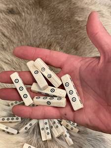 Custom Engraved Bone <b>Dice</b> Traditional Gaming <b>Dice</b> <b>Set</b> Natural Crafts - Product Image 2