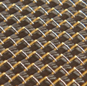 Tela de fibra de carbono con brillo dorado de 200 g/m² - Product Image 2
