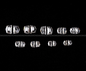 Paire de diamants de laboratoire cultivés sans conflit, taille Cadillac populaire, clarté VVS-VS, certifiés IGI, taille personnalisée pour bijoux - Product Image 5