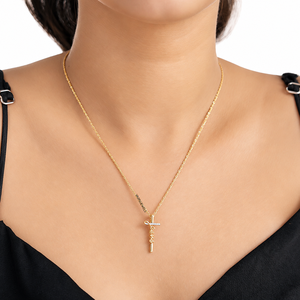 จี้เพชรหรูหรา Vaayu Jewels สไตล์คลาสสิกทันสมัยสำหรับผู้หญิง ทอง 10K/14K/18K เงิน 925/935 ชุบโรเดียม ทรงบริลเลียนท์คัท เหมาะสำหรับเป็นของขวัญ - Product Image 2
