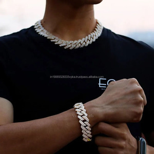 Wholesale 925 Sterling Silver Hip Hop Jewelry Premium 19MM Wide <b>Moissanite</b> Cuban Link <b>Bracelet</b> Exclusive for Export Buyers - Product Image 4