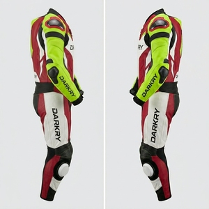 Traje de Cuero para Motociclismo Personalizado OEM, Equipo de Pista para Hombre y Mujer, Secado Rápido, Protección con Armadura, Venta al Por Mayor - Product Image 3