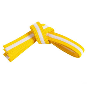 Ceintures d'arts martiaux personnalisées de couleur au choix, ceinture noire de karaté et de taekwondo en vente, ceinture d'arts martiaux - Product Image 2