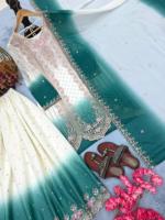 Tenue de soirée pakistanaise Bollywood, ensemble Plazzo, robe de mariée indienne de créateur avec haut brodé et bas évasé, tenue ethnique pour femme