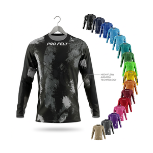 Maillot de motocross en polyester de qualité supérieure, à manches longues, respirant, à séchage rapide, pour la course hors route - Product Image 1