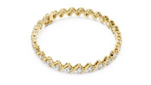 Classic Wedding Tennis <b>Bracelet</b> Round Cut Lab Grown Diamond 10K 14K Solid Gold DEF VVS Fine Jewelry <b>Bracelet</b> for Women Wholesale - Product Image 5