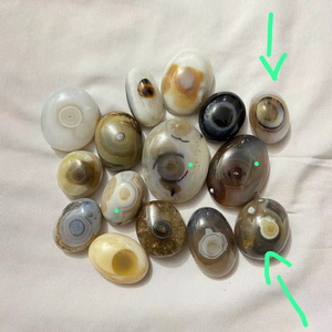 Venta al por mayor de cabujones de ágata natural en forma de ojo, corte ovalado, para meditación y fabricación de joyas - Product Image 1