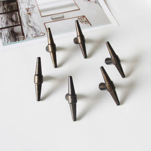 Poignées de meuble modernes en alliage de zinc, poignées de tiroir en T contemporaines pour commodes, chambres et salles de bain - Poignées de mobilier durables et faciles à installer - Product Image 3