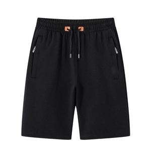 Shorts de sport en gros pour hommes 100% coton, taille élastique mi-haute, avec service OEM, shorts décontractés pour la gym - Product Image 2