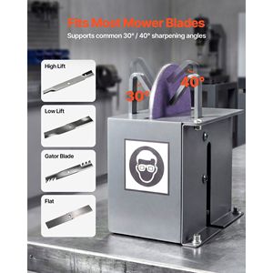 Afilador de Cuchillas para Cortacésped de 2/3 HP, Rueda de Cerámica de 7 Pulgadas, Equilibrador de 30-40 Grados, Accesorios y Repuestos para Cortacésped - Product Image 4