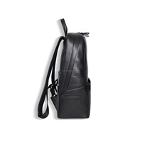 Sac à dos en cuir véritable personnalisé, sac de voyage minimaliste pour ordinateur portable, sac à dos de bureau et scolaire