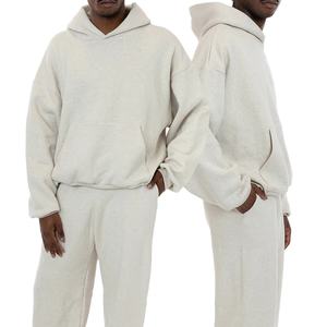 Survêtement en coton personnalisé de haute qualité pour hommes, sweats à capuche et pantalons de jogging, surdimensionné, pantalon de survêtement, ensemble sweat à capuche unisexe 2026 - Product Image 1