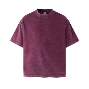 Camisetas personalizadas para hombre para marcas de streetwear al por mayor, camisetas holgadas de streetwear para hombre con camisetas negras para compradores estadounidenses - Product Image 2