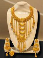 Ensemble collier et bracelet en diamant pour femmes africaines AWAIS HOUSE, pour fiançailles, anniversaire, mariage, fête, 6 grammes, plaqué or, laiton, hip-hop
