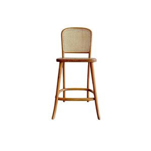 Furniture Living Room <b>Chairs</b> With High Legs Suitable For Dining Or Restaurants The Main Material Is Teak Wood And Rattan - Product Image 4