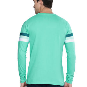 Camiseta de Lona Ecológica 100% Algodón de Color Sólido para Hombre, Cómoda, Transpirable, para Uso Diario, Superventas - Product Image 2